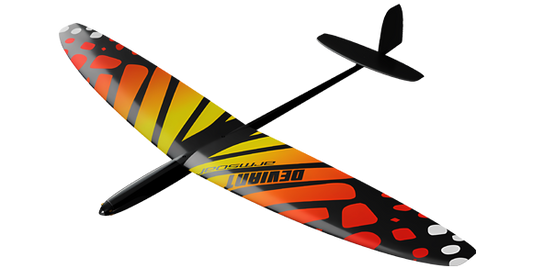 eDeviant 1m one-piece wing electric glider